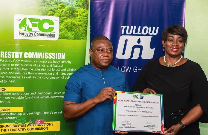 Forestry Commission and Tullow Oil