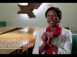 Boitshepo Giyose, Senior Nutrition Officer of the FAO Nutrition and Food Systems Division