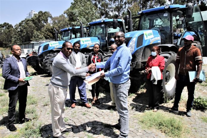 AGRA hands over Agricultural machinery to EIAR