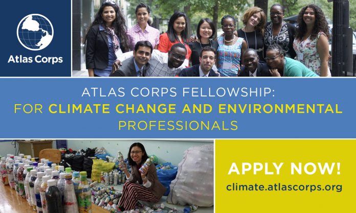 Atlas Corps Fellowship for Climate Change and Environmental Professionals