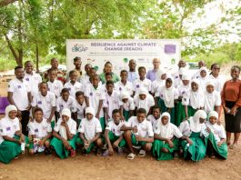 Some members of the Nature Club at Doodiyiri Islamic Basic School