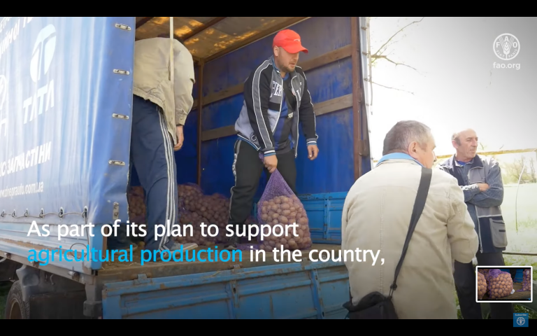 Ukrainian farmers, FAO