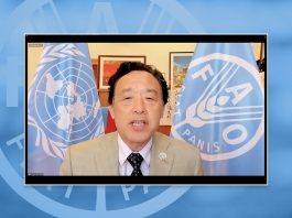 FAO Director-General Qu Dongyu addresses G7 Ministerial Conference.