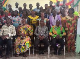 Participants at the 2022 Research Extension farmer Linkage Committee (RELC) seminar held by the Agriculture Department at Akim Manso
