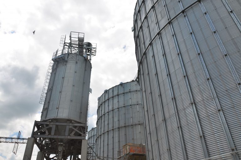 Grain elevator in Lvivska oblast, June, 2022