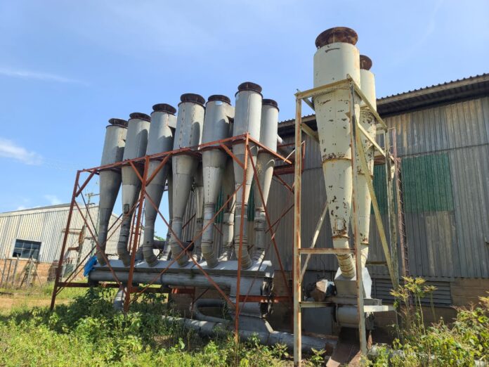 Abandoned ginnery factory in Tumu