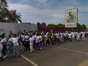 Science WFD Celebration 2(Members of Amen Amen Institute on float)