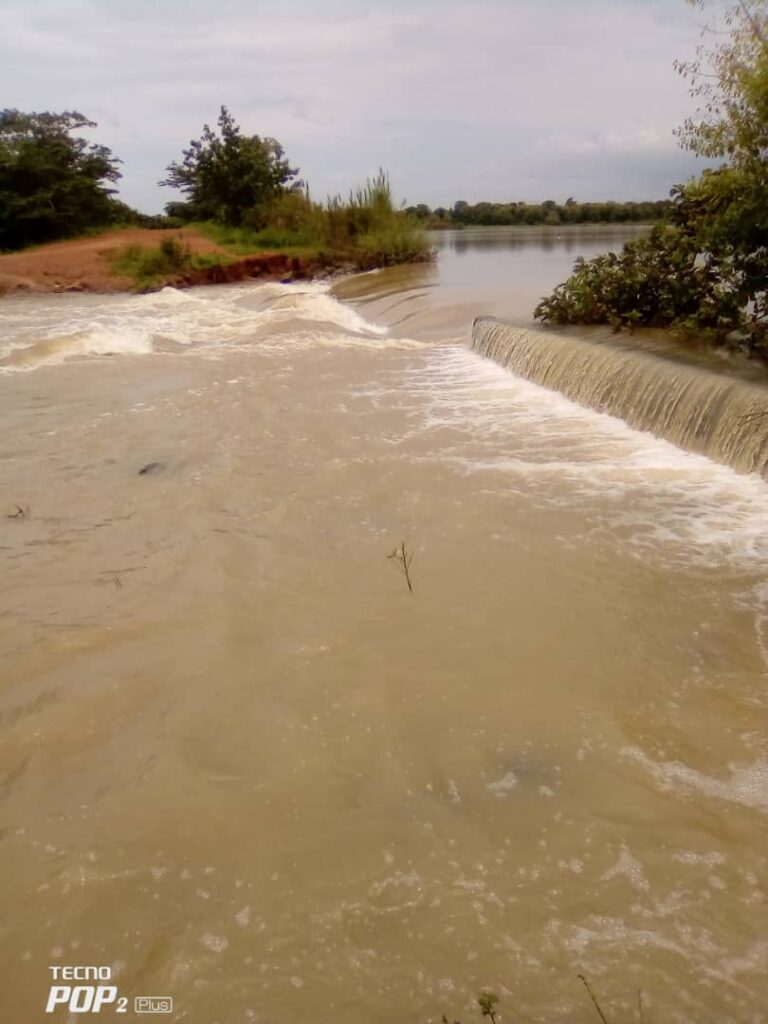 The broken Siiru dam