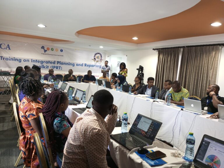 A cross-section of participants at the ECA training workshop