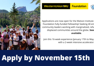 Western Union Foundation Fellowship