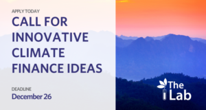 Open Call for Climate Finance Idea