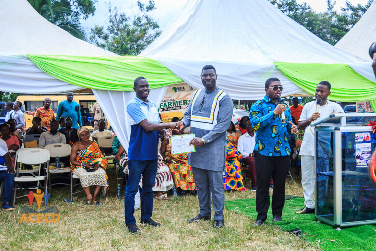 ACECD supports the best Youth Poultry and Youth Pig farmers in Awutu-Senya District