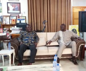 Dr. Afriyie Akoto with Dr. Hafiz Bin Salih