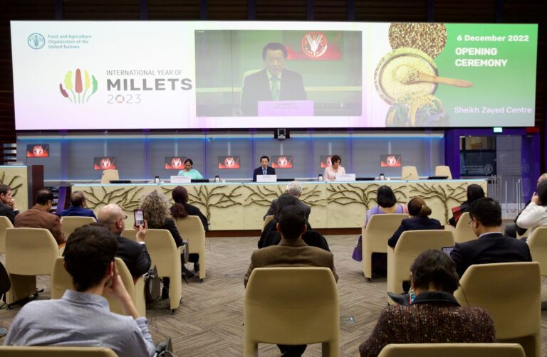 Opening ceremony of the International Year of Millets 2023 ©FAO/Giulio Napolitano