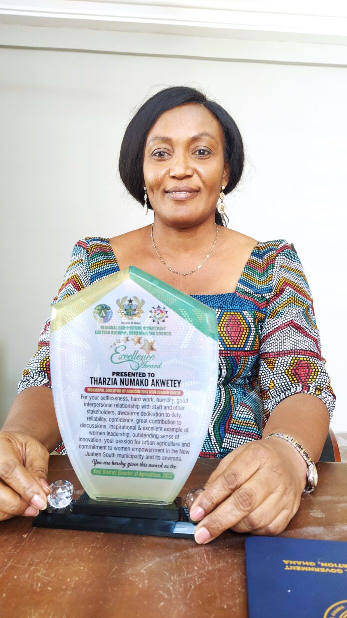 Ms Tharzia Numako Akwetey, Director of Agriculture, New Juaben South Municipality (NJSM).
