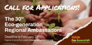 The 30th Eco-generation Regional Ambassadors