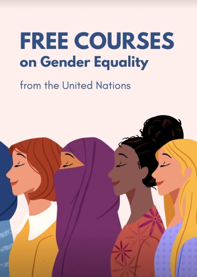 FREE courses on gender equality from the United Nations