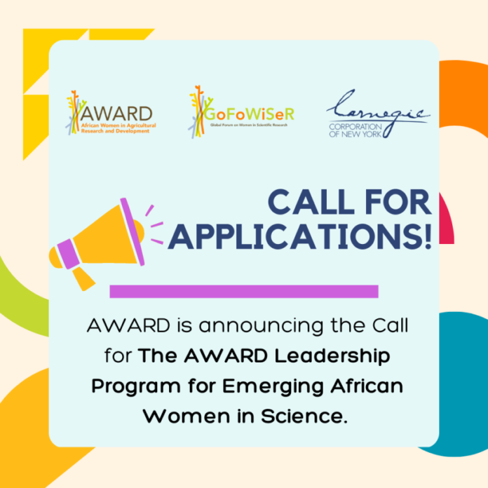 The AWARD Leadership Program for Emerging African Women in Science The AWARD Leadership Program for Emerging African Women in Science