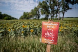 The new programme aims to safely release land back to productive use, including by clearing it from mines and other explosive remnants of the war.©FAO/Viacheslav Ratynskyi