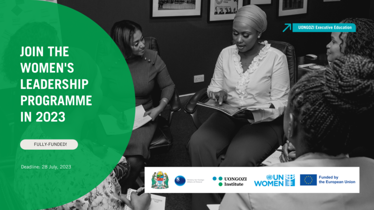 UONGOZI Institute Women’s Leadership Programme (Fully Funded)