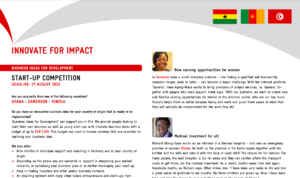Innovate for Impact - Startup Competition 2023 (Grant EUR 7,000)