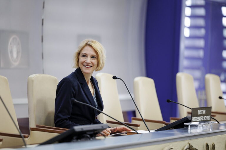 Corinna Hawkes, Director of Food Systems and Food Safety Division during a workshop at FAO headquarters. ©© FAO/Giuseppe Carotenuto