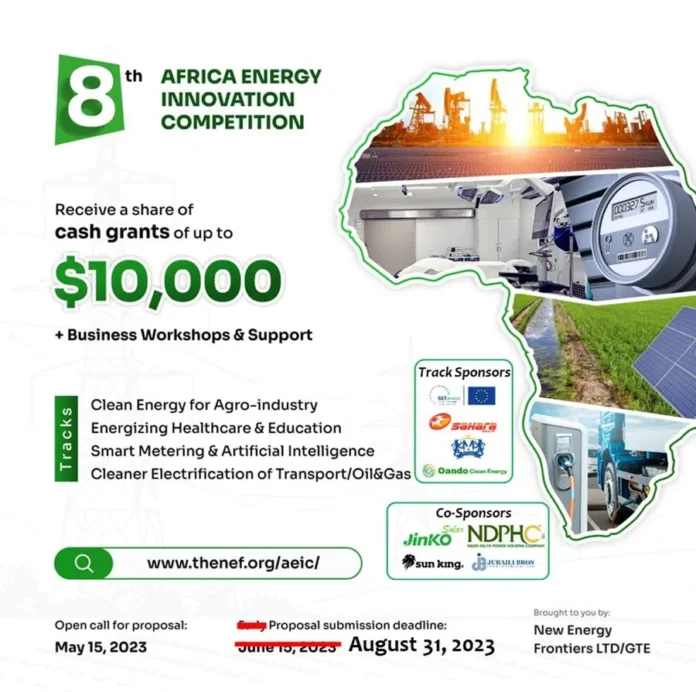 NEF Africa Energy Innovation Challenge 2023 (USD10,000)