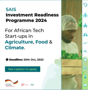 SAIS Investment Readiness Programme 2024