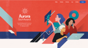  Aurora Tech Award for women founders (Cash prize up to $30,000)