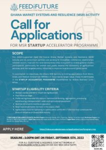 feed the future msr startup accelerator program