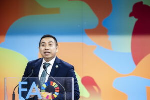 Thanawat Tiensin, Director, FAO Animal Production and Health Division at the FAO Global Conference on Sustainable Livestock Transformation.©FAO/Giuseppe Carotenuto