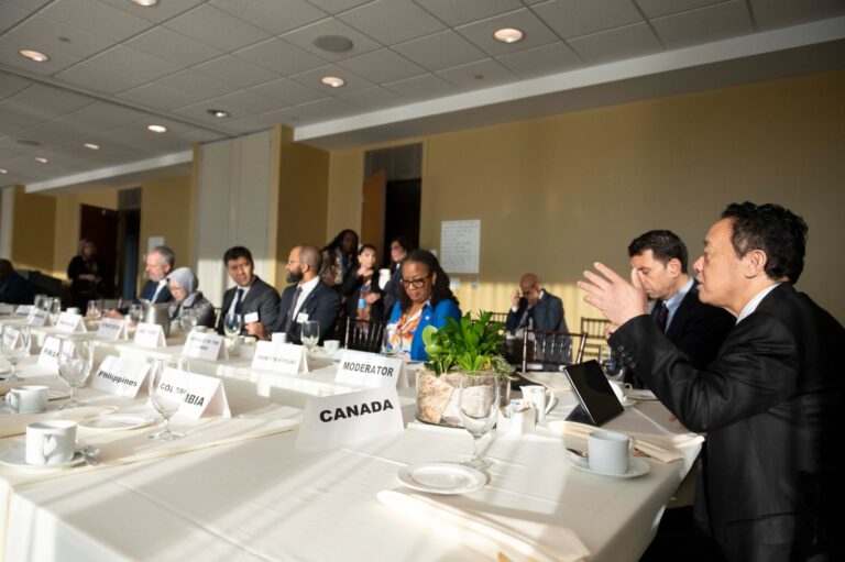 FAO Director-General participates in the Ministerial Breakfast event at the UN Headquarters. ©FAO/Roberto Schmidt