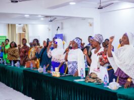 Participants at the dialogue