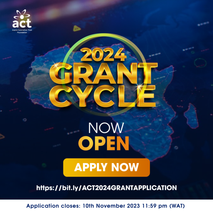 Aspire Coronation Trust Foundation Grant Program in Africa