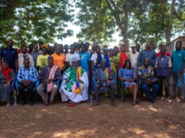 A photo of participants at the project launch in Savelugu