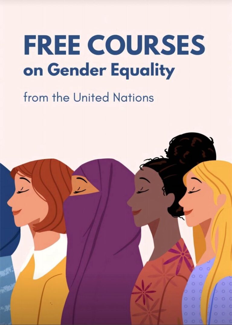 FREE courses on gender equality from the United Nations