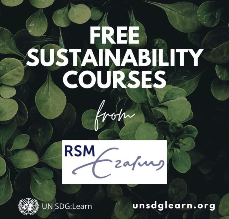 FREE Sustainability courses from Rotterdam School of Management, Erasmus University