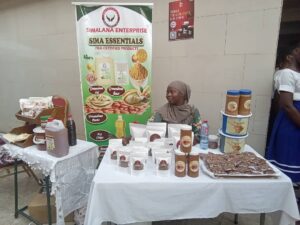 Some products on display at the cook-a-thon event