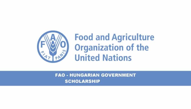 FAO–Hungarian Government Scholarship Programme 2024–2025
