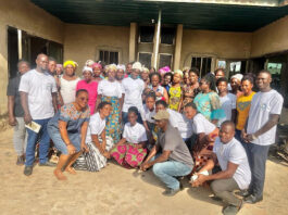 Participants in a group picture after the Business Incubation workshop in Bolgatanga, UER