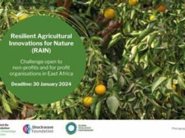Resilient Agriculture Innovations for Nature (RAIN) Challenge 2024