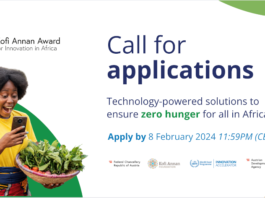 Kofi Annan Award for Innovation in Africa