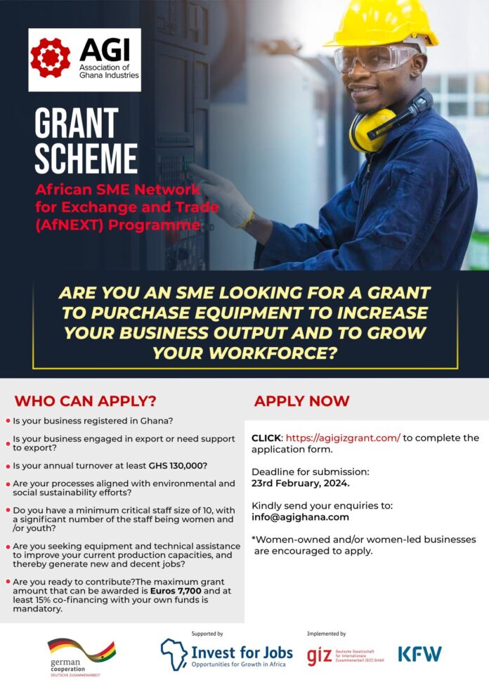 AfNEXT programme for Ghanaian SMEs