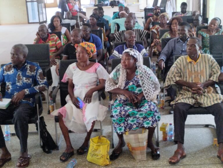 Pictures show participants and staff of Eco care