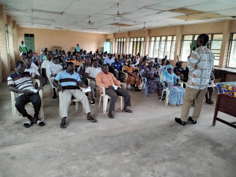 Agriculture Ministry sensitises farmers on PFJ II at Nkwanta South 