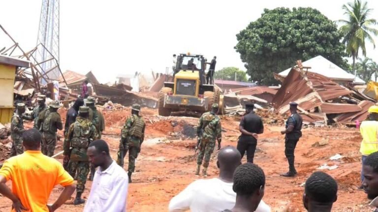 Onion traders in Kwadaso forcefully evicted to new marketplace