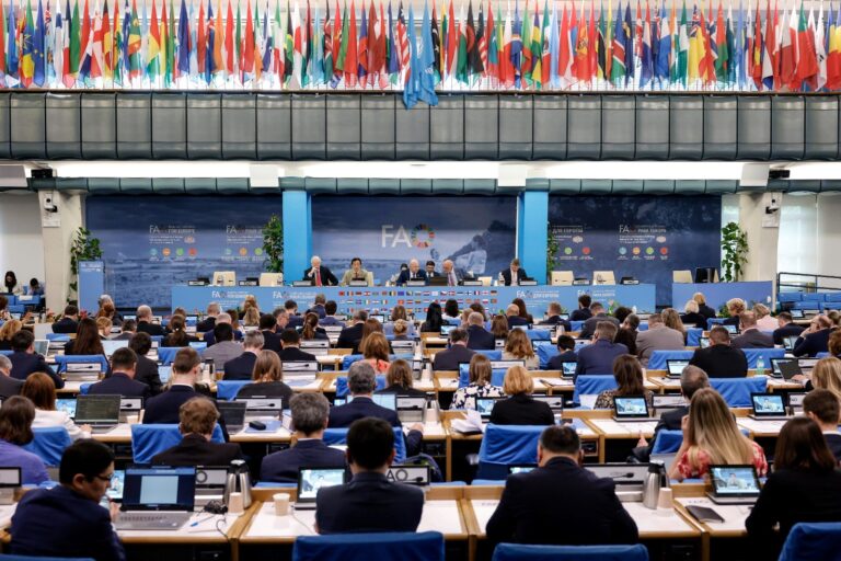 FAO Director-General QU Dongyu addresses opening of the ERC. ©FAO/Alessia Pierdomenico