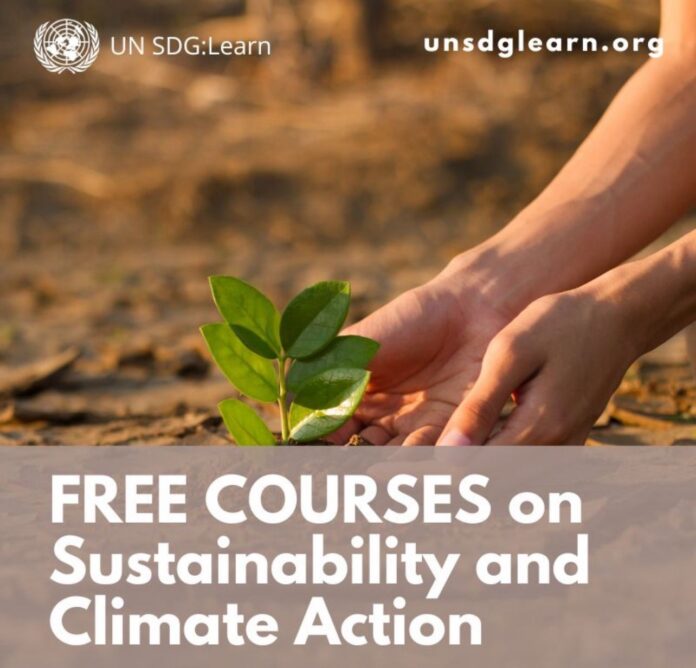 FREE courses on Environmental Sustainability and Climate Action