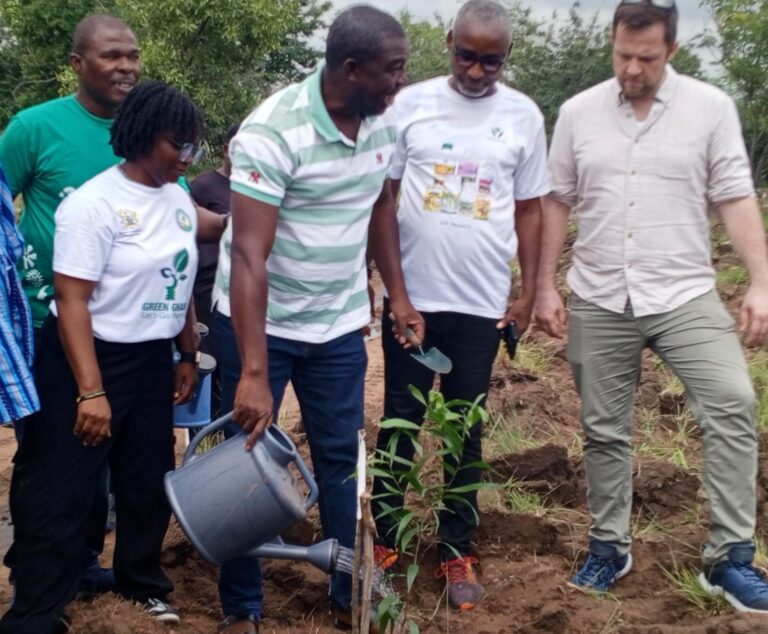  World Vision Ghana, European Union plant trees in Chipa Forest Reserve