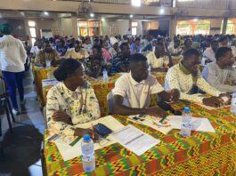 Participants during the orientation 